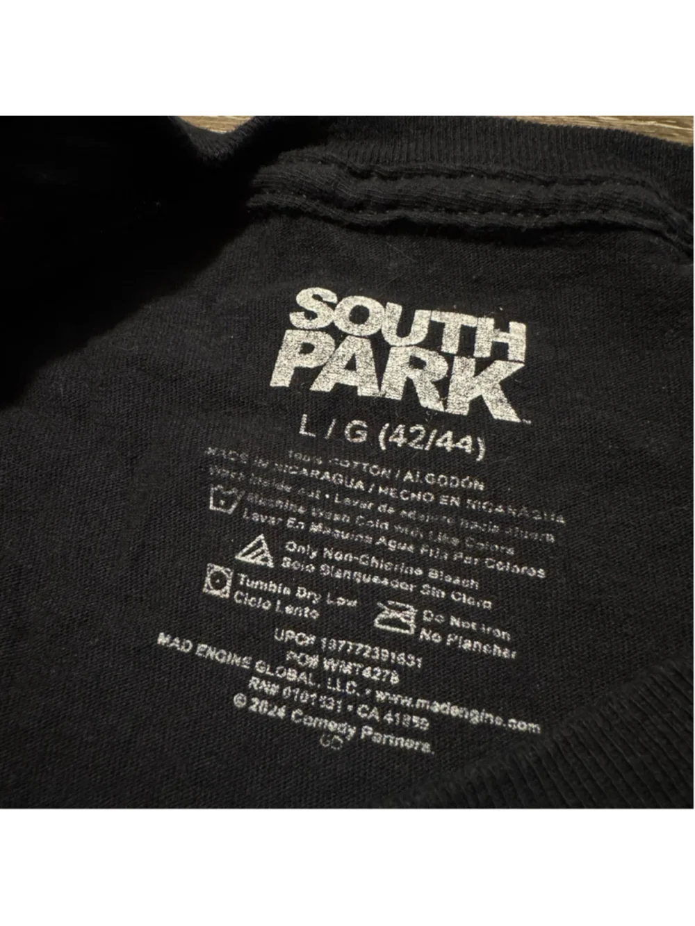 South Park Cartman Graphic Tee Shirt Size L